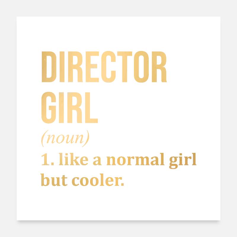 Director Poster 24" x 24" (60x60 cm)