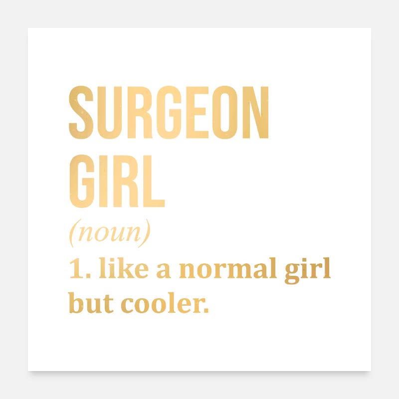 Surgeon Poster 24" x 24" (60x60 cm)