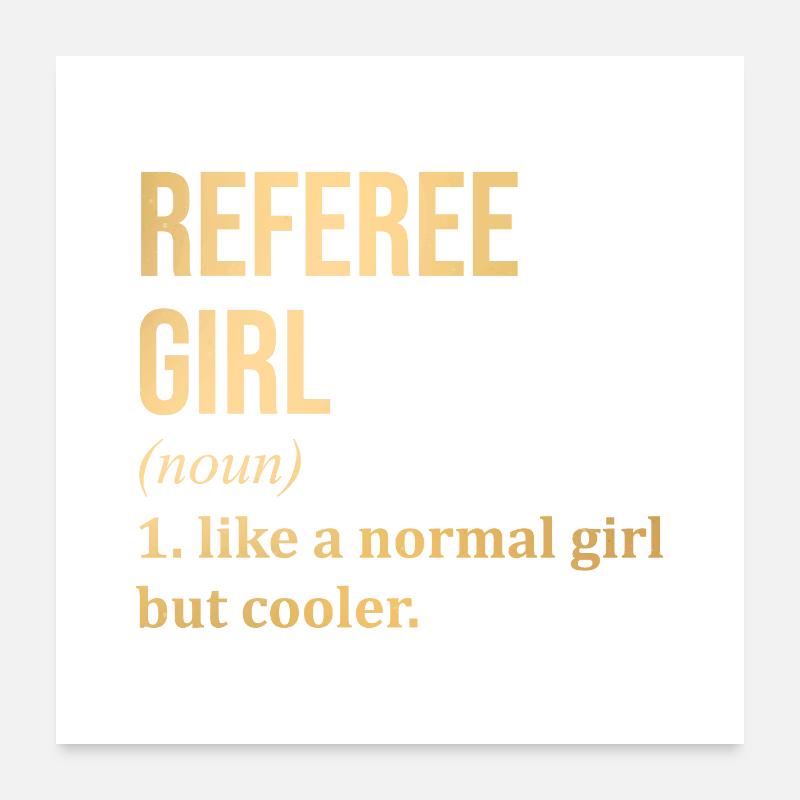 Arbitre Poster 60 x 60 cm