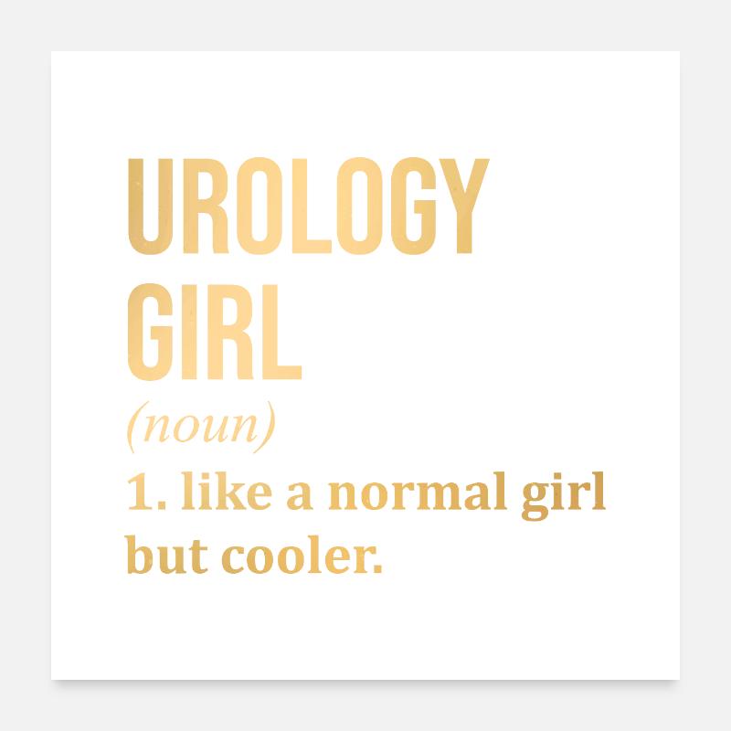urologie Poster 60 x 60 cm
