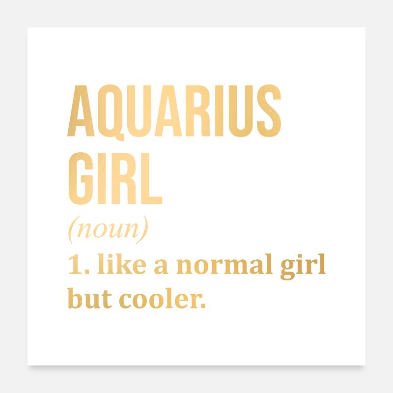 Aquarius Poster 24" x 24" (60x60 cm)