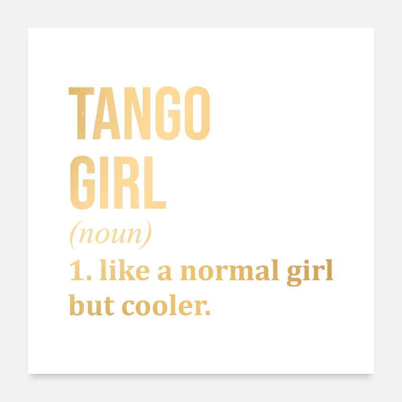 Tango Poster 60x60 cm