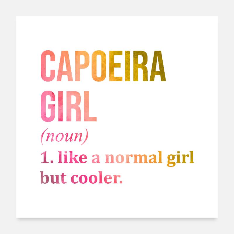 Capoeira Poster 60 x 60 cm