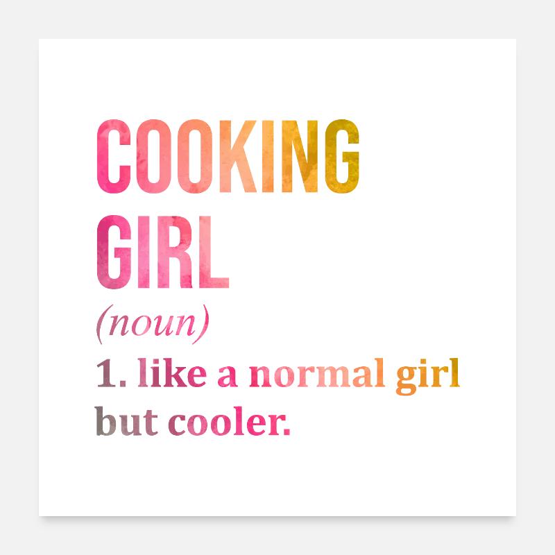 cuisine Poster 60 x 60 cm