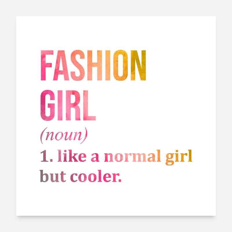 Mode Poster 60x60 cm
