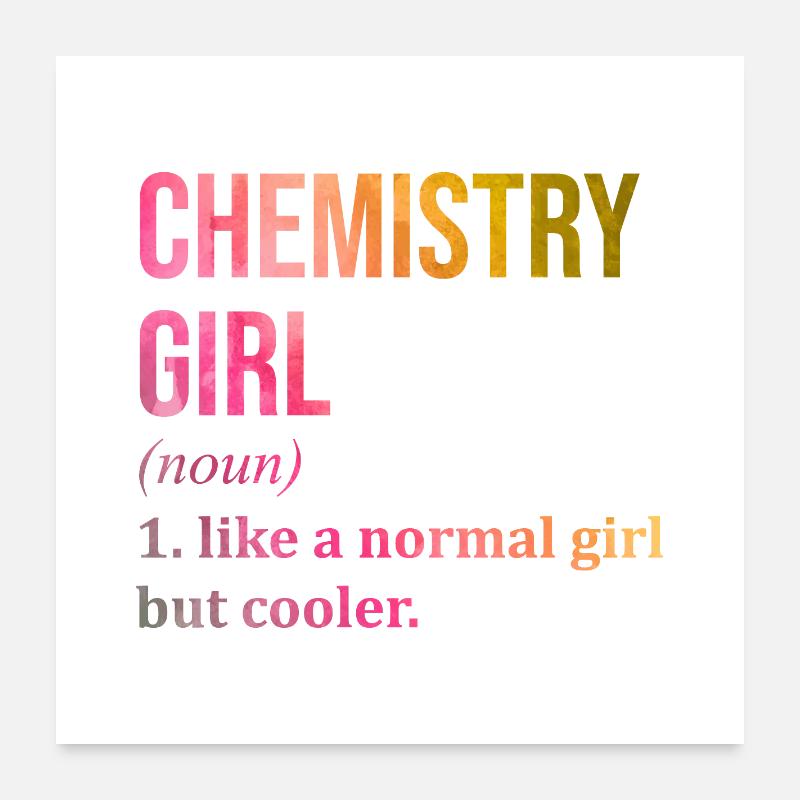 chimie Poster 60 x 60 cm