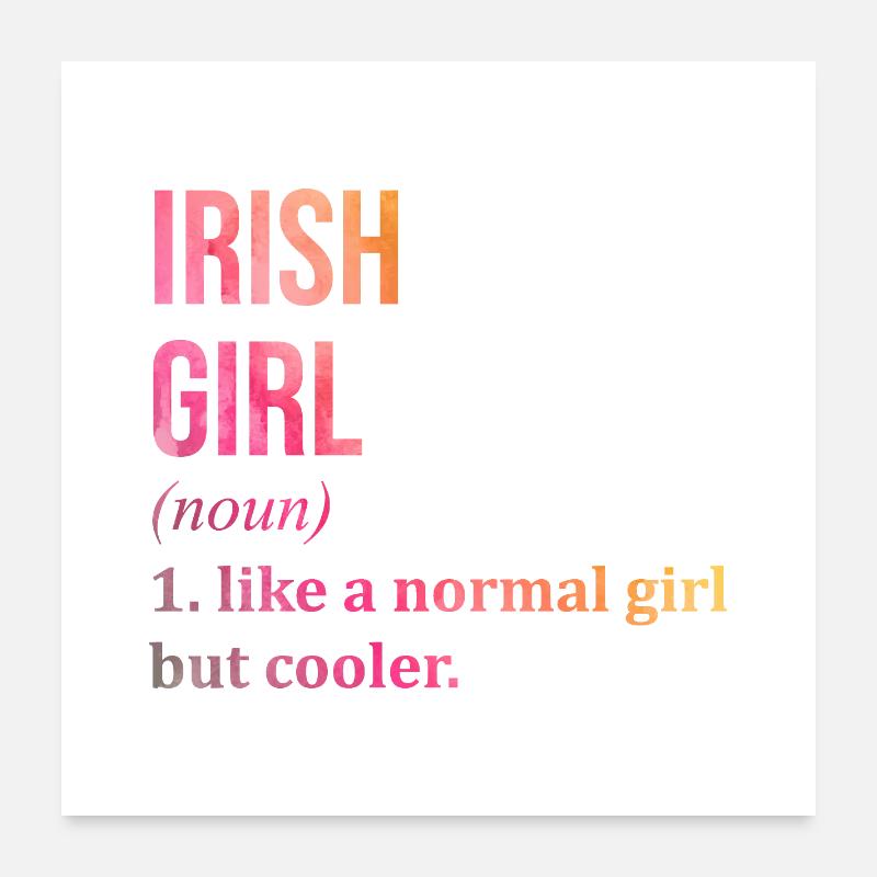 Irlande Poster 60 x 60 cm