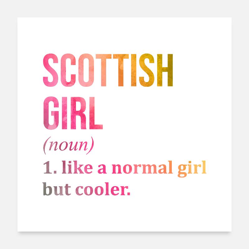 Scotland Poster 24" x 24" (60x60 cm)