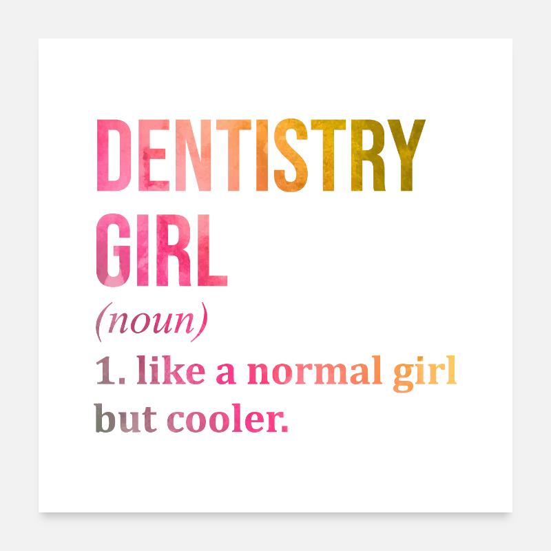 Dentist Poster 24" x 24" (60x60 cm)