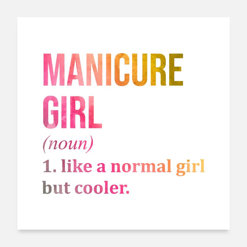 Manicure Poster 24" x 24" (60x60 cm)