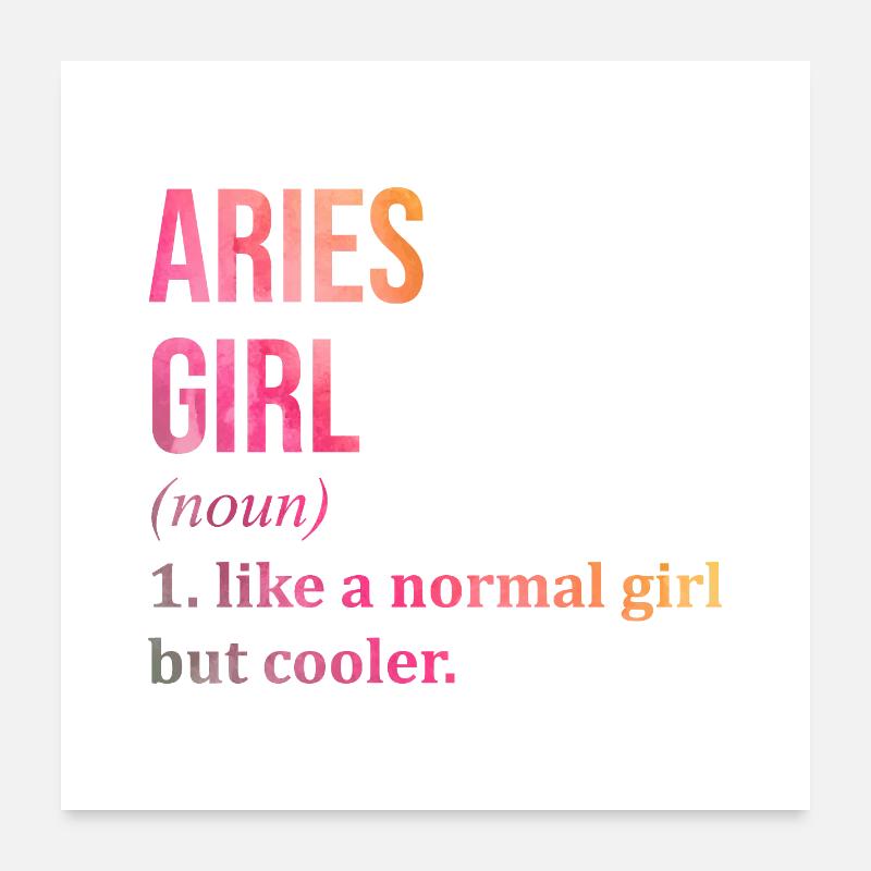 Aries Poster 24" x 24" (60x60 cm)
