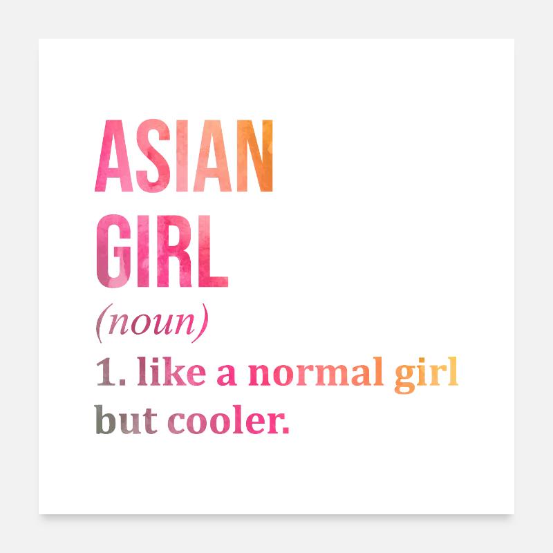 Asian Poster 24" x 24" (60x60 cm)