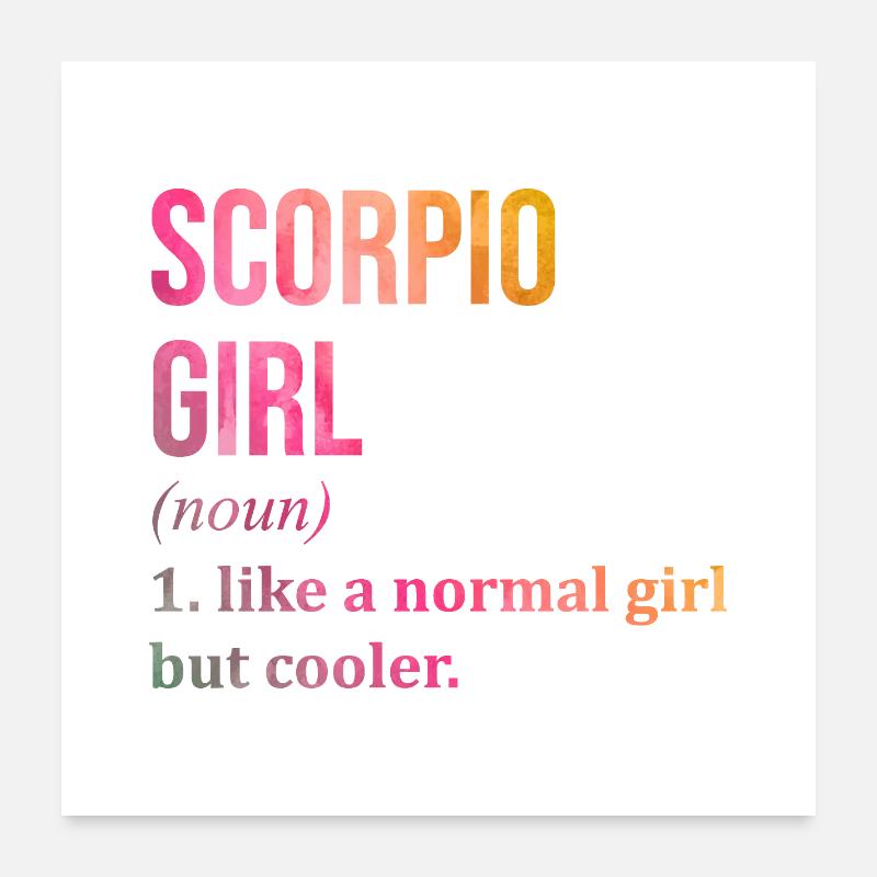 Scorpio Poster 24" x 24" (60x60 cm)