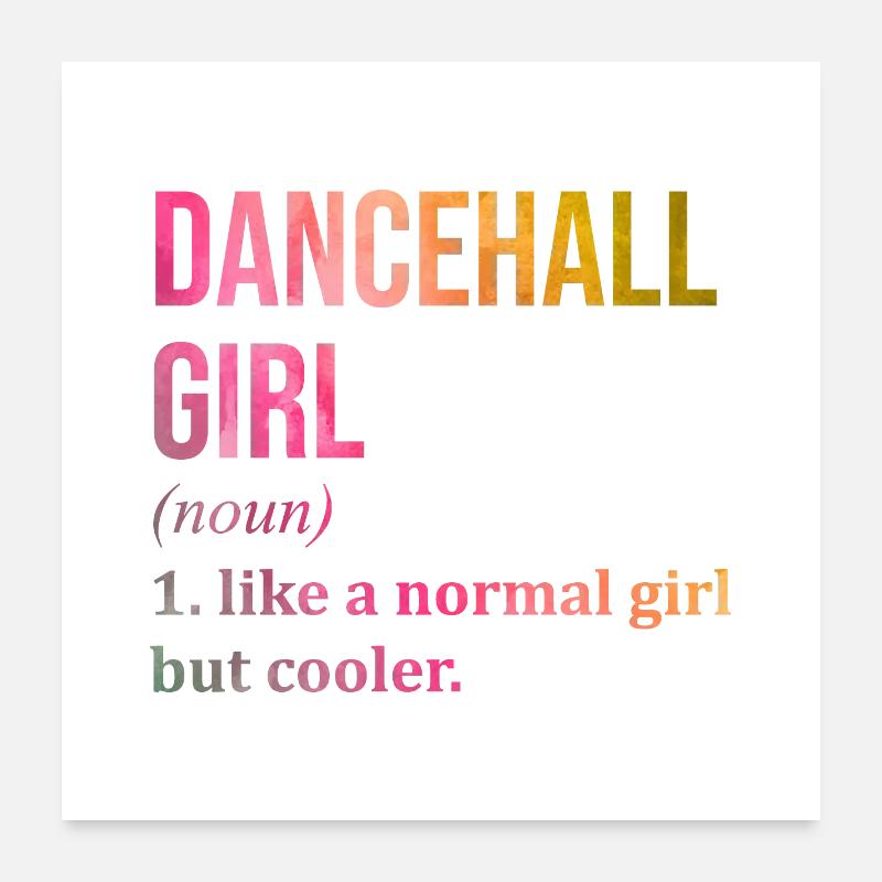 Salle de danse Poster 60 x 60 cm