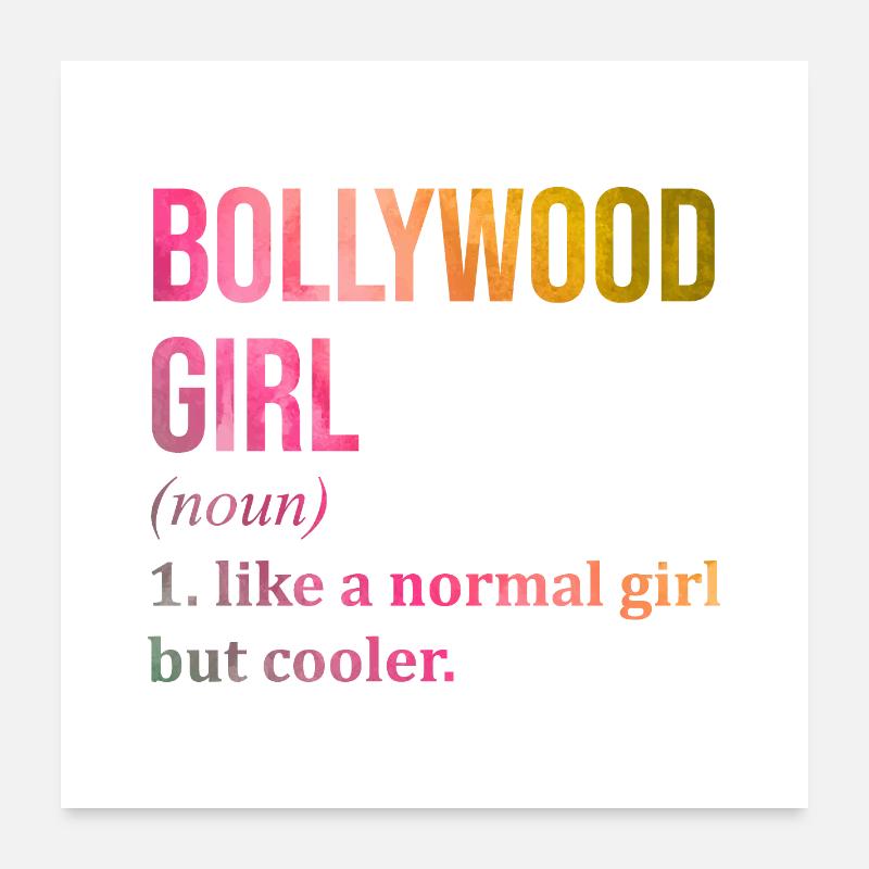 Bollywood Poster 24" x 24" (60x60 cm)