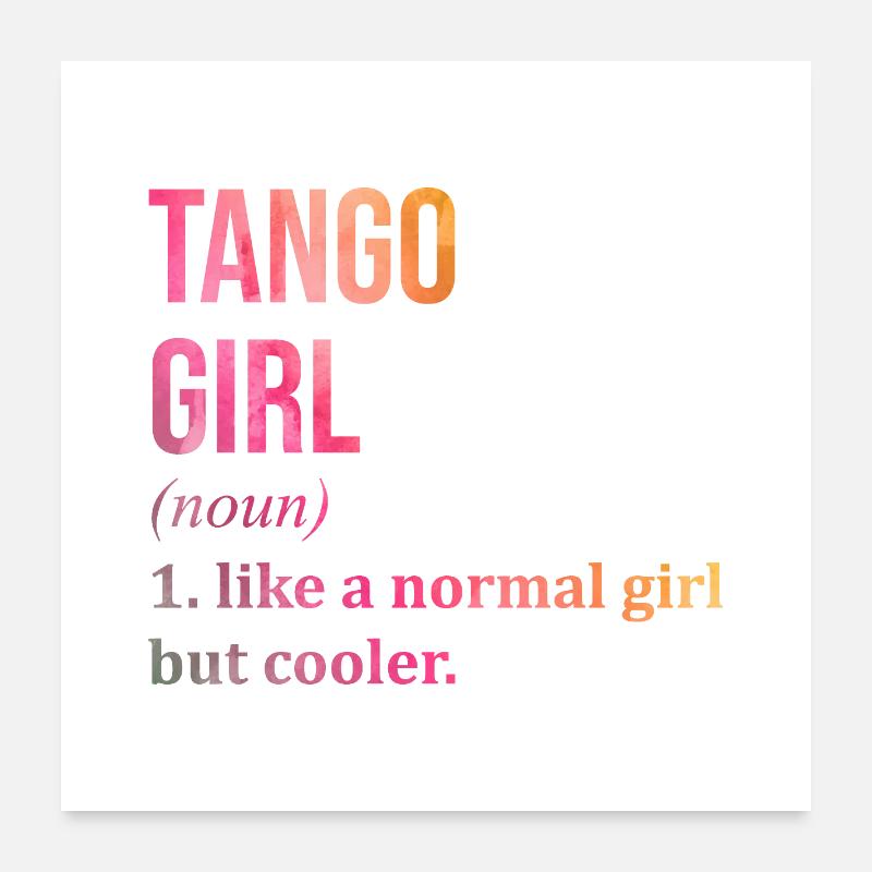 tango Poster 60 x 60 cm
