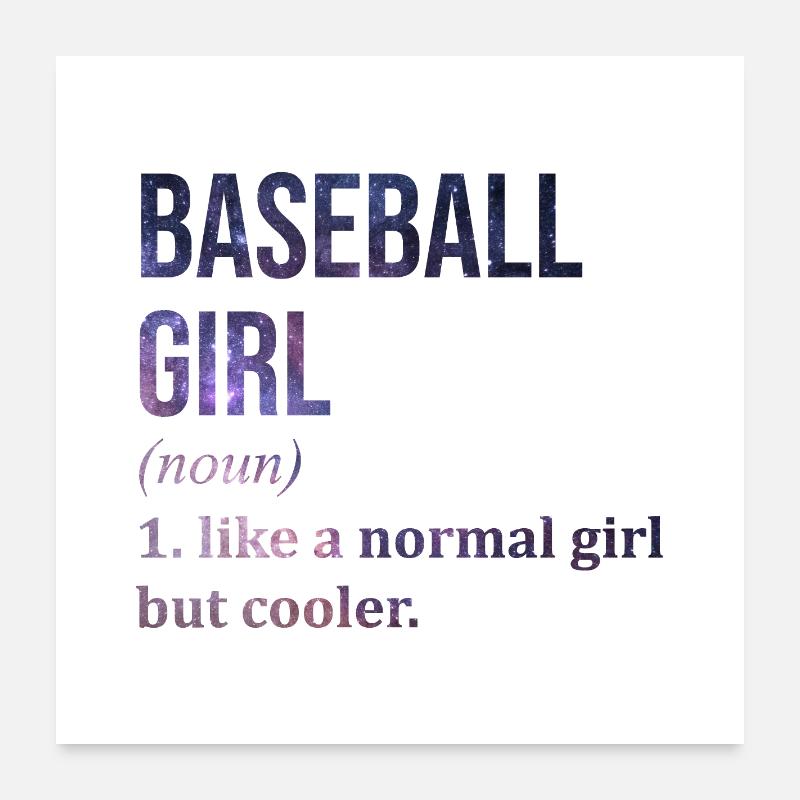 Baseball Poster 60x60 cm