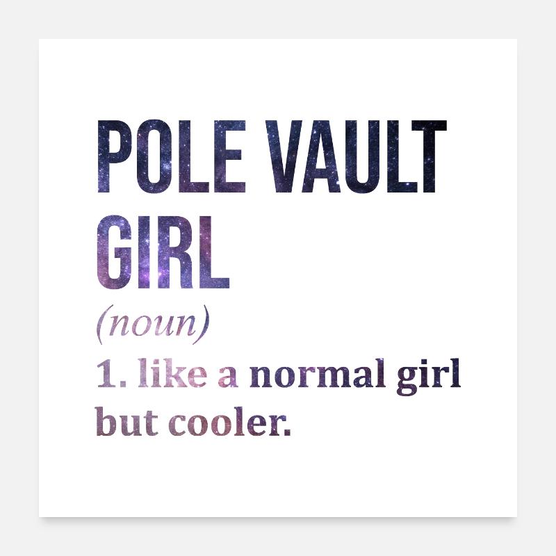 Pole Vault Pole Vault Poster 24" x 24" (60x60 cm)