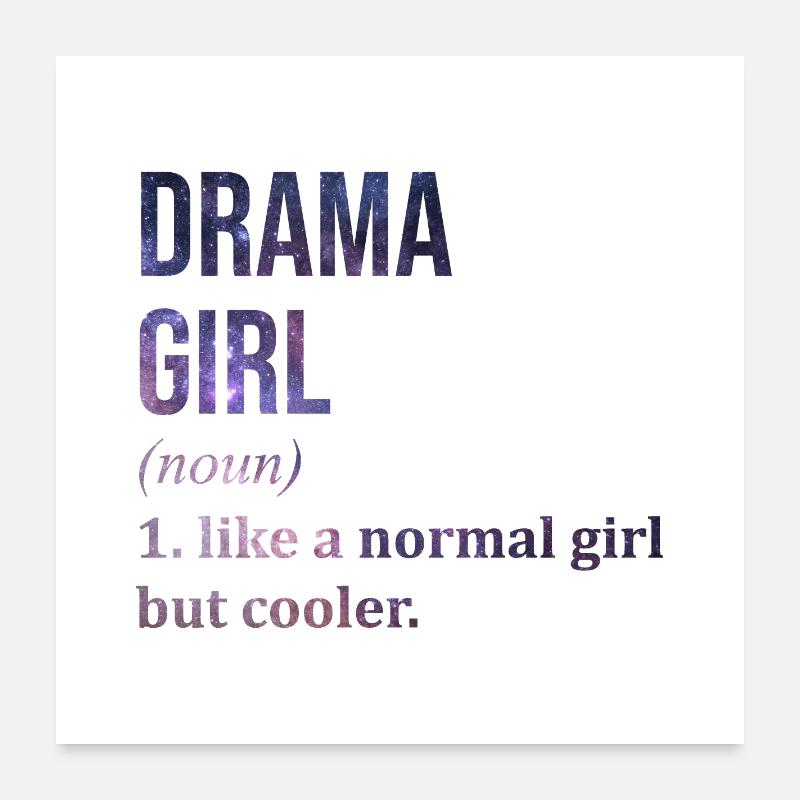 drame Poster 60 x 60 cm
