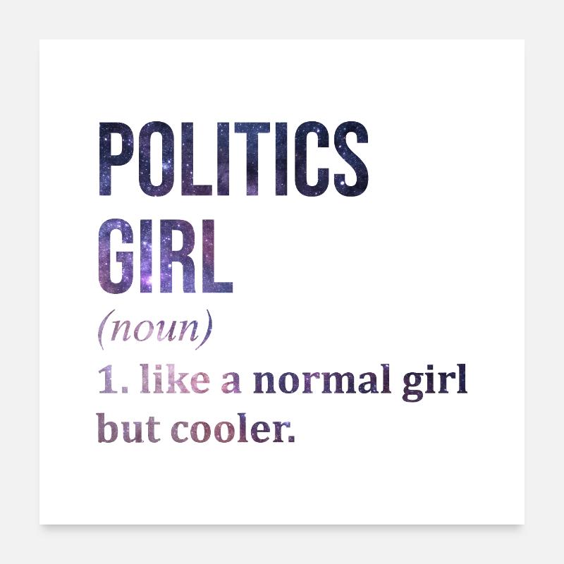 politique Poster 60 x 60 cm