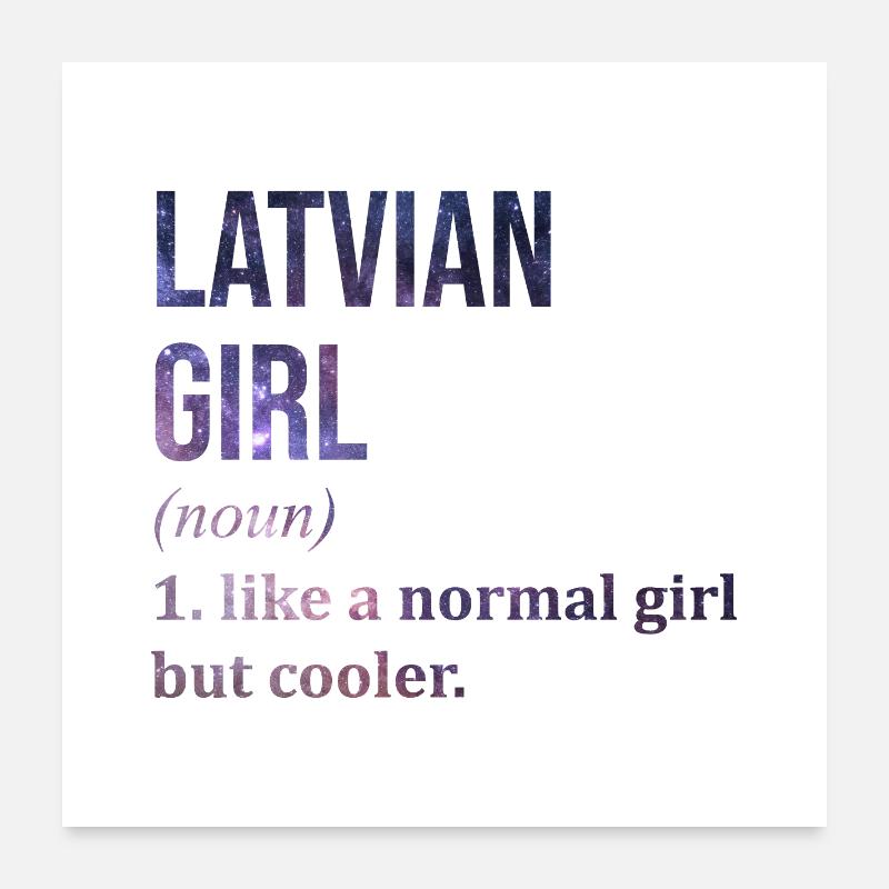 Latvia Poster 24" x 24" (60x60 cm)