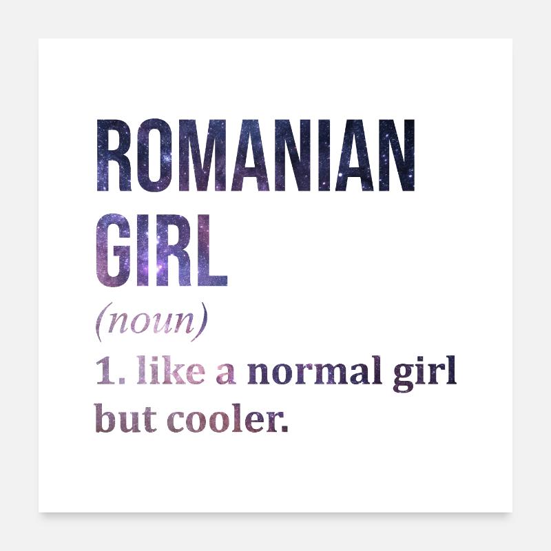 Roumanie Poster 60 x 60 cm