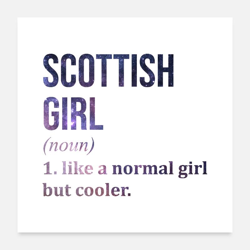 Schottland Poster 60x60 cm
