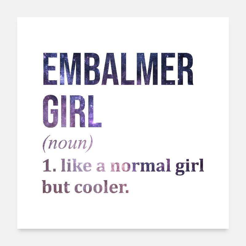 Einbalsamierer Poster 60x60 cm