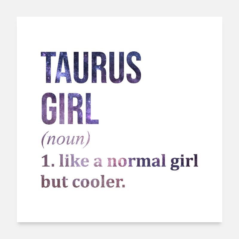Taurus Poster 24" x 24" (60x60 cm)