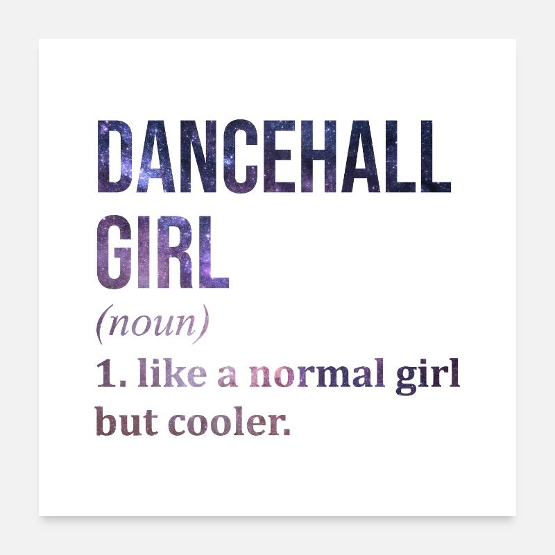 Salle de danse Poster 60 x 60 cm