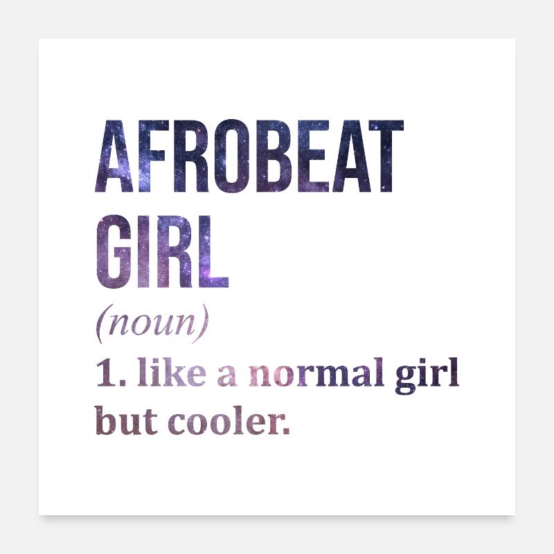 afrobeat Poster 60 x 60 cm