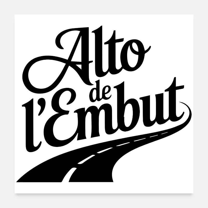 Alto de L’Embut Élégance Escalade Art Poster 60 x 60 cm