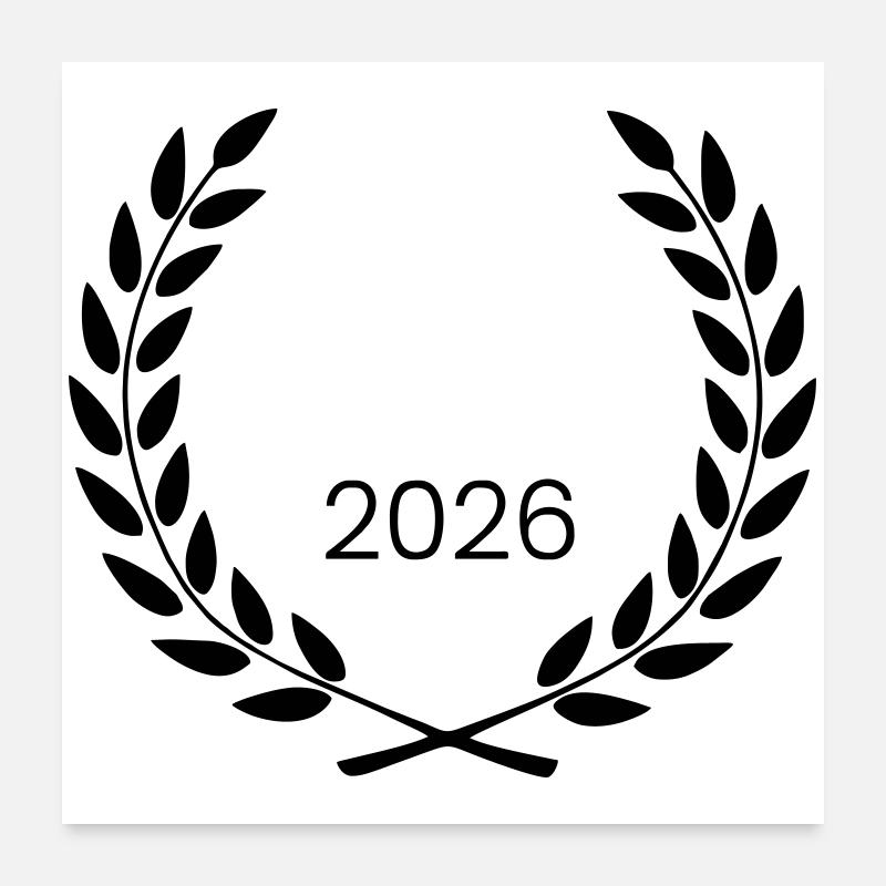 kranz_wappen_2026 Poster 60x60 cm