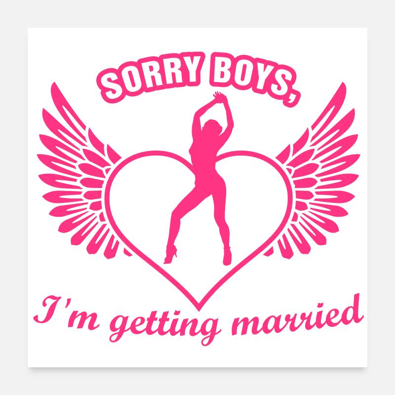 hen night Poster 24" x 24" (60x60 cm)
