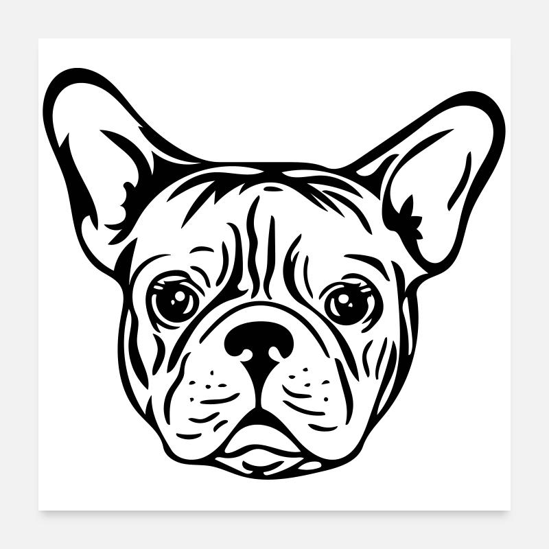 French bulldog Poster 24" x 24" (60x60 cm)