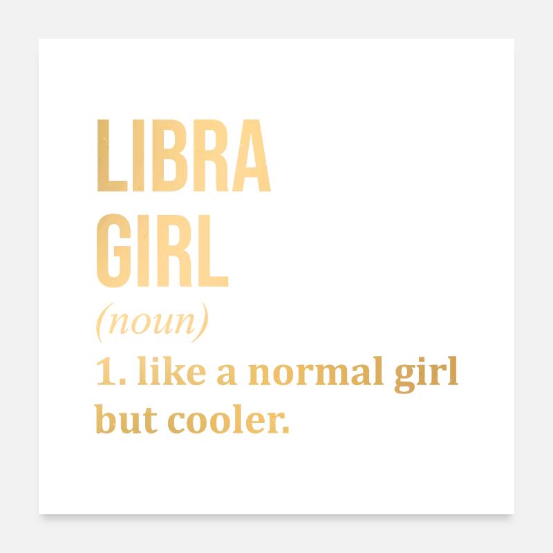 Libra Poster 24" x 24" (60x60 cm)