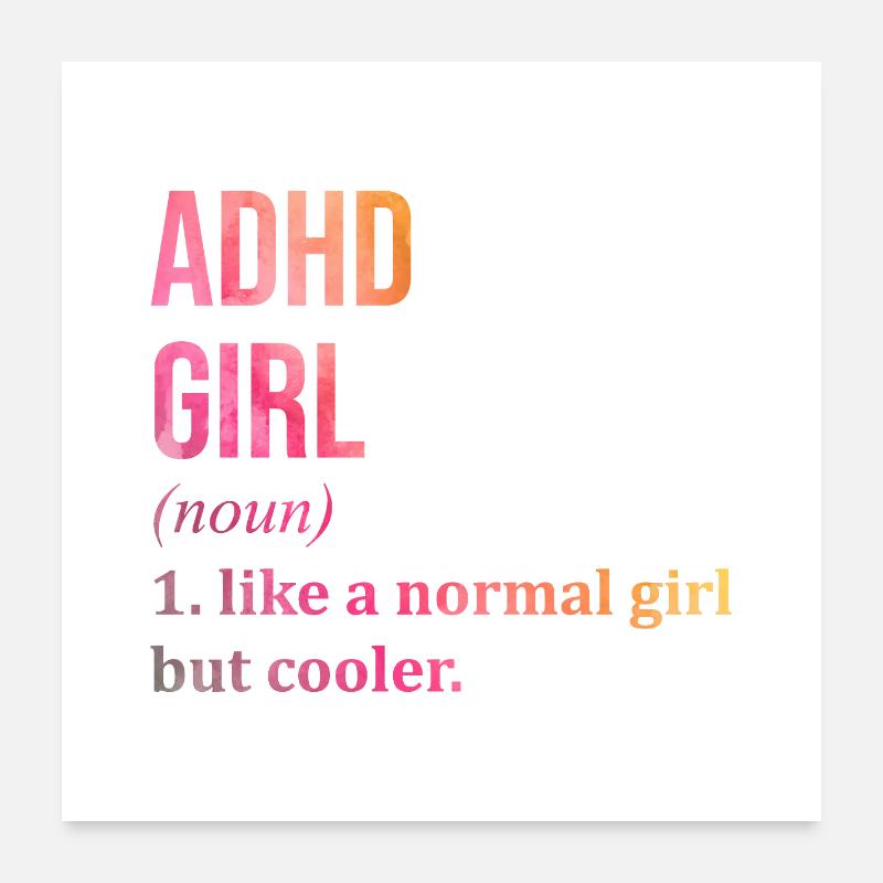 TDAH Poster 60 x 60 cm