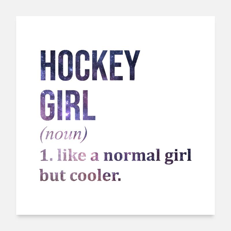 hockey Poster 60 x 60 cm
