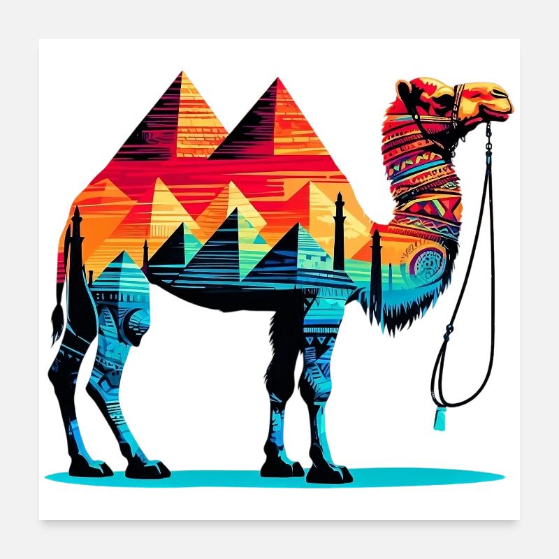 Camel Poster 24" x 24" (60x60 cm)