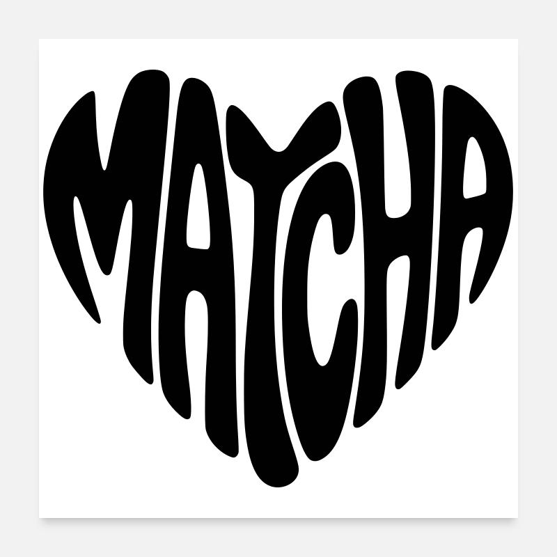 Matcha Poster 60x60 cm