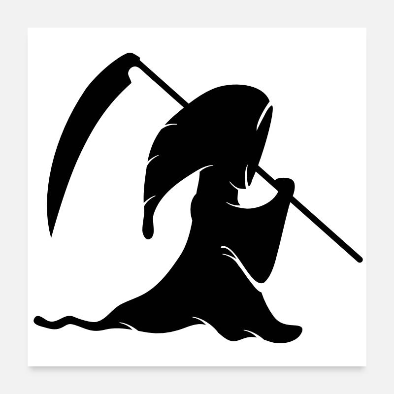 Sensenmann Poster 60x60 cm