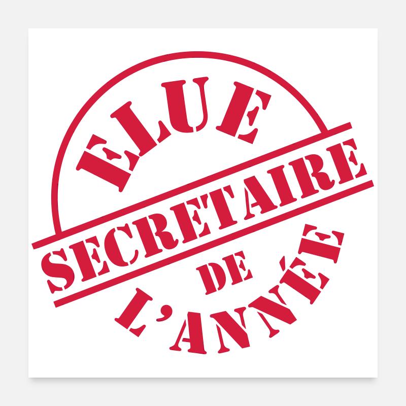 Secretary Poster 24" x 24" (60x60 cm)