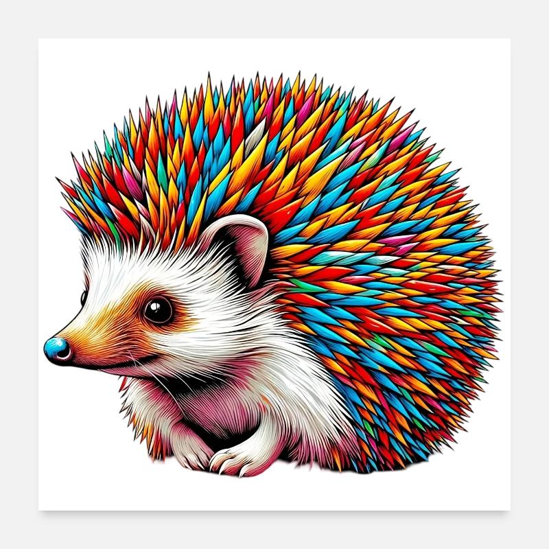Igel Poster 60x60 cm