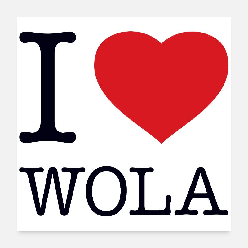 J’ADORE WOLA Poster 60 x 60 cm