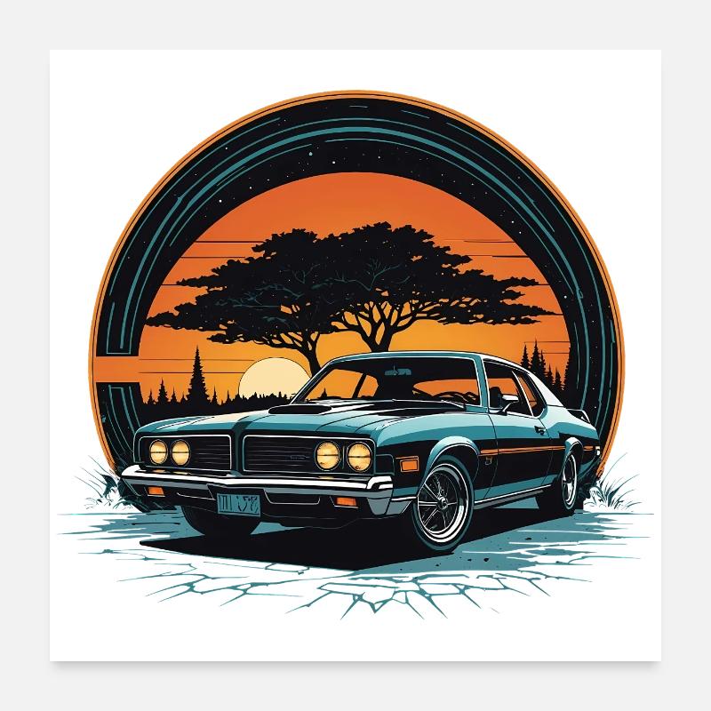 car_01 Poster 60 x 60 cm