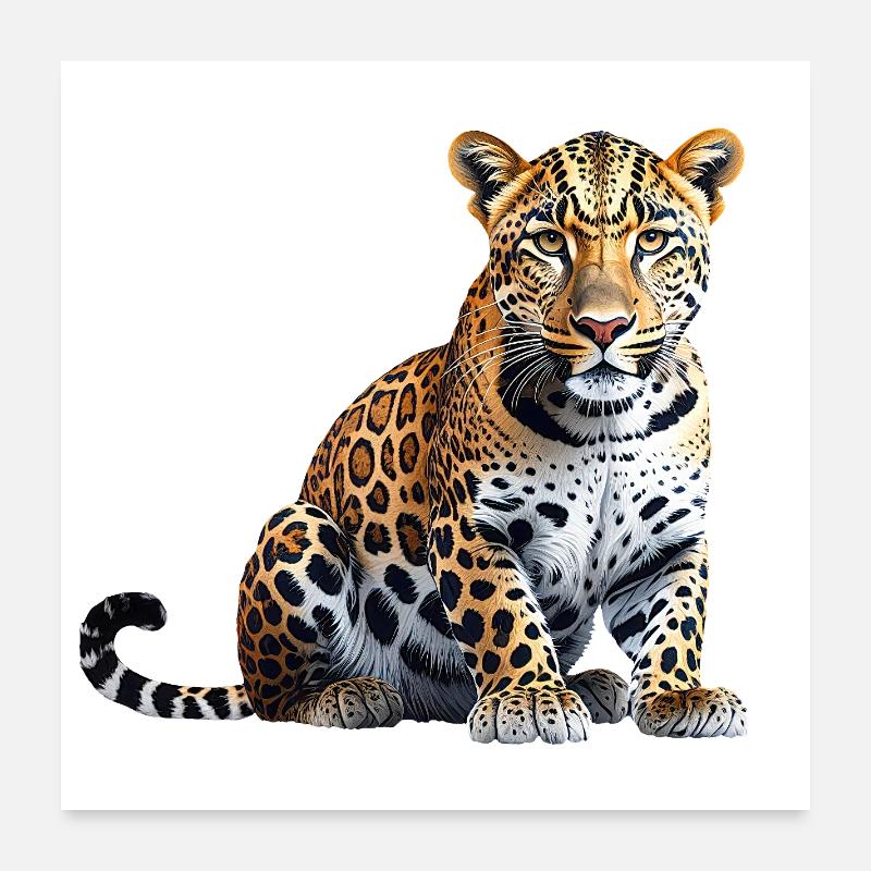 Leopard Poster 60x60 cm