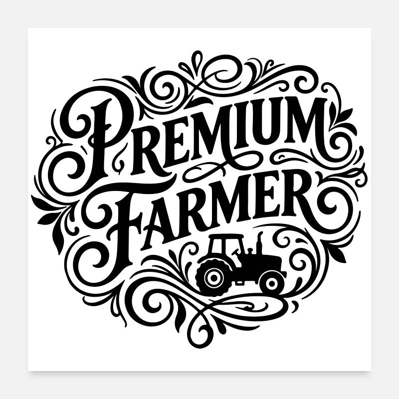 Fermier Premium Dit Fermier Poster 60 x 60 cm