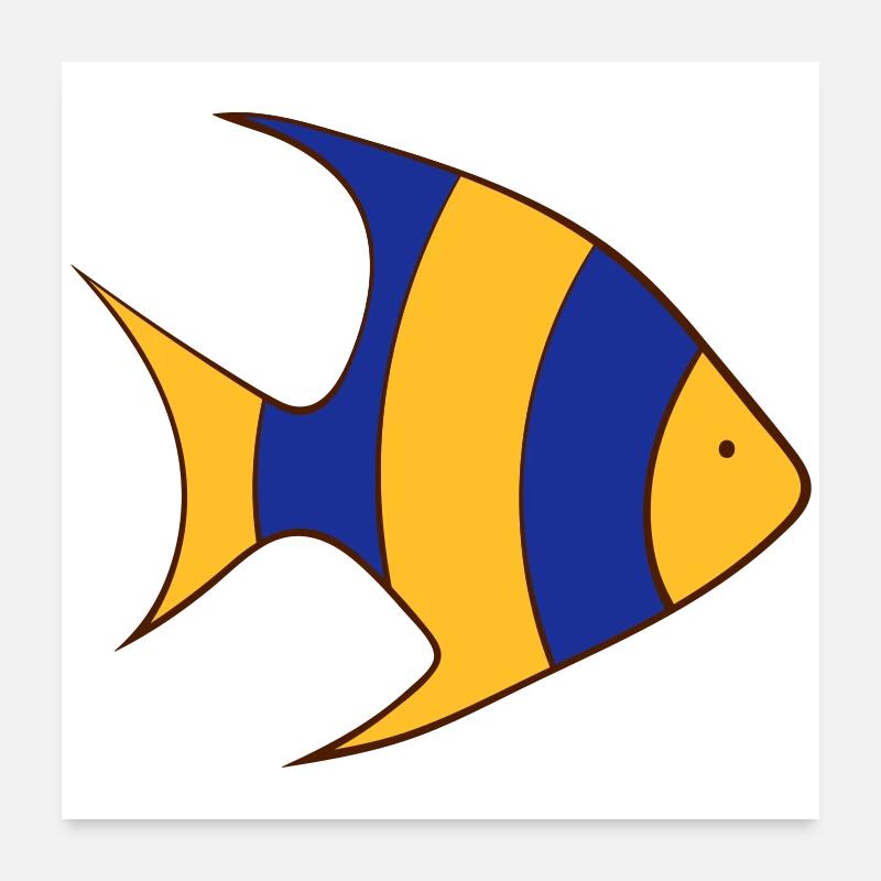 fish Poster 24" x 24" (60x60 cm)