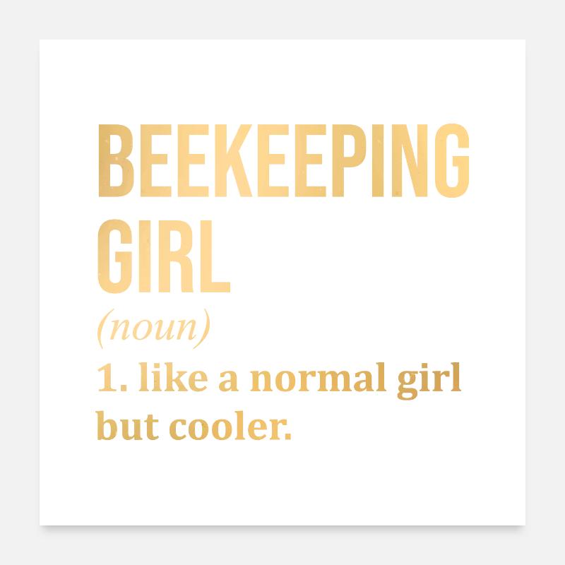 Beekeeper Poster 24" x 24" (60x60 cm)