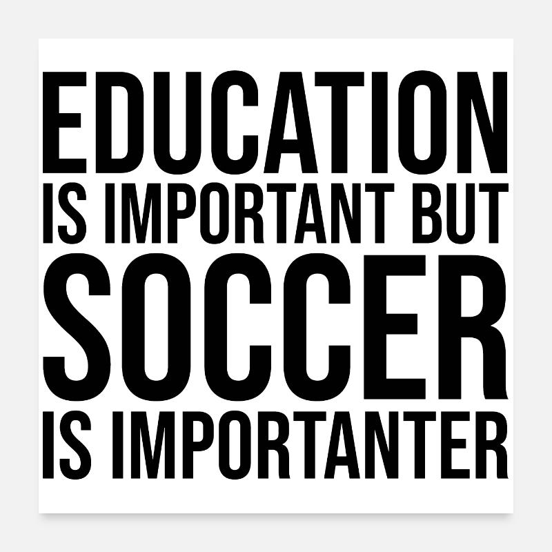 Soccer Poster 24" x 24" (60x60 cm)